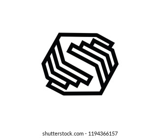 Abstract Monogram Logo Symbol Template Design Vector, Emblem, Design Concept, Creative Symbol, Icon