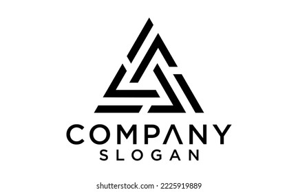 abstract a monogram logo template