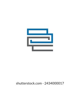 an abstract monogram logo that forms the letters B and E which is made luxurious and elegant