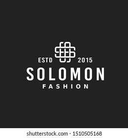 Abstract Monogram S Logo Design Concept For Fashion Brand