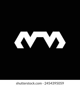 abstract monogram vector design for your brand