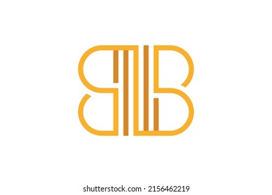 Abstract Monoline Colored Logo Vector