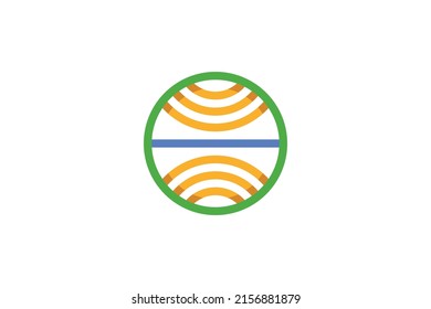 Resumen Vector de logotipos en color monolina