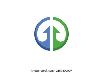 Resumen Vector de logotipos en color monolina