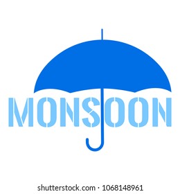 Abstract monsoon background
