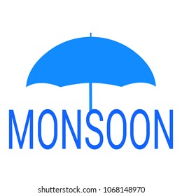 Abstract monsoon background