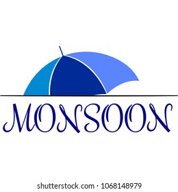 Abstract monsoon background