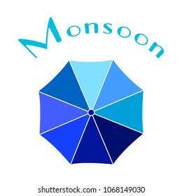Abstract monsoon background