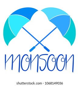 Abstract monsoon background
