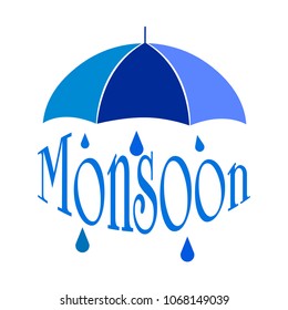 Abstract monsoon background