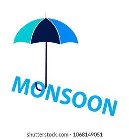 Abstract monsoon background