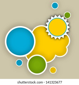 Abstract monsoon background.