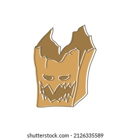 Abstract monster elements design. Eps 08 format. 