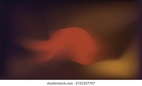 Fondo Abstractas de mal humor con ondas líquidas en colores cálidos naranja, marrón oscuro y oro. Diseño de malla degradada 3D para Anuncios de Sitio web, carteles de lujo y fondos.