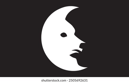abstract moon animals vector logo design for your business or company