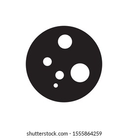 Abstract moon logo template vector night icon design