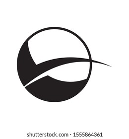 Abstract moon logo template vector night icon design