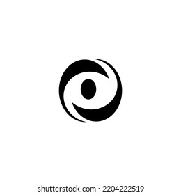 Abstract moon or sun logo designs inspiration