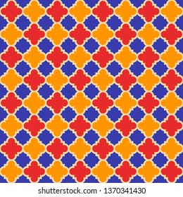 Abstract Moroccan texture. Can be used the printable outline, crafts, and other design. Seamless Pattern Background Template. Vector Illustration EPS10
