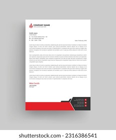 Abstract Mortgage Letterhead Design Template
 Business Style Letterhead Design Vector Template For Your Project.
