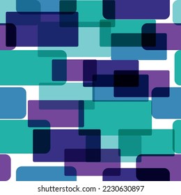 Abstract mosaic artwork. Colorful simple shapes mosaic. Bauhaus design inspired background.