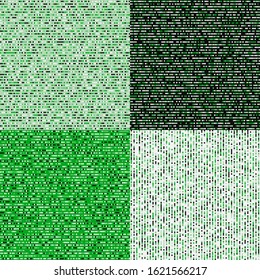 Abstract mosaic artwork design with simple shapes and figures. Geometrical pattern graphics with basic form and elements. Perfect for web banner, business presentation, branding package, fabric print.