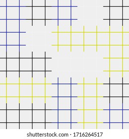 Abstract mosaic artwork design with simple shapes and figures. Geometrical pattern graphics with basic form and elements. Perfect for web banner, business presentation, branding package, fabric print.