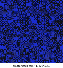 Abstract mosaic artwork design with simple shapes and figures. Geometrical pattern graphics with basic form and elements. Perfect for web banner, business presentation, branding package, fabric print.