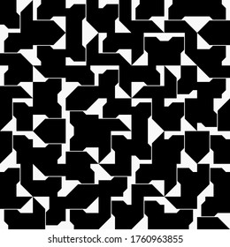 Resumen de diseño de arte de mosaicos con formas y figuras simples. Gráficos de patrones geométricos con forma y elementos básicos. Perfecto para banner web, presentación de negocios, paquete de marca, impresión de tela.