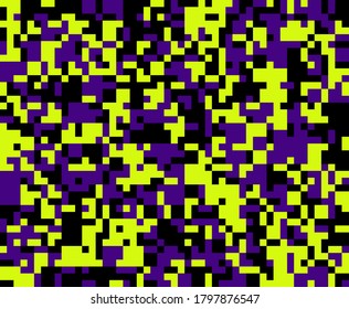 Abstract mosaic artwork design with simple shapes and figures. Geometrical pattern graphics with basic form and elements. Perfect for web banner, business presentation, branding package, fabric print.