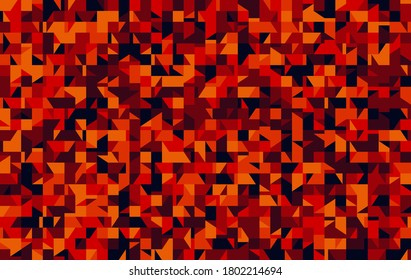 Abstract mosaic artwork design with simple shapes and figures. Geometrical pattern graphics with basic form and elements. Perfect for web banner, business presentation, branding package, fabric print.
