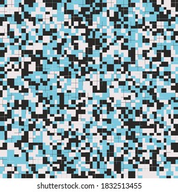 Abstract mosaic artwork design with simple shapes and figures. Geometrical pattern graphics with basic form and elements. Perfect for web banner, business presentation, branding package, fabric print.