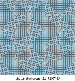 Resumen De Diseño De Material Artístico Mosaico Con Formas Y Figuras Simples. Gráficos De Patrones Geométricos Con Forma Básica Y Elementos. Perfecto Para Banner Web, Presentación Empresarial, Paquete De Marcas, Impresión De Tela.