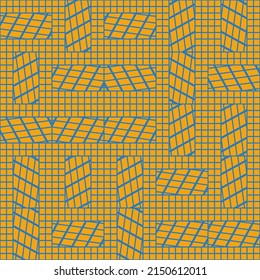 Resumen De Diseño De Material Artístico Mosaico Con Formas Y Figuras Simples. Gráficos De Patrones Geométricos Con Forma Básica Y Elementos. Perfecto Para Banner Web, Presentación Empresarial, Paquete De Marcas, Impresión De Tela.
