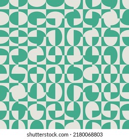 Abstract Mosaic Artwork Design With Simple Shapes And Figures. Geometrical Pattern Graphics With Basic Form And Elements. Perfect For Web Banner, Business Presentation, Branding Package, Fabric Print.