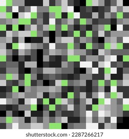 Abstract Mosaic Artwork Design With Simple Shapes And Figures. Geometrical Pattern Graphics With Basic Form And Elements. Perfect For Web Banner, Business Presentation, Branding Package, Fabric Print.