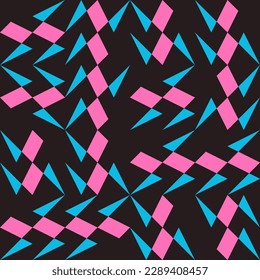 Abstract Mosaic Artwork Design With Simple Shapes And Figures. Geometrical Pattern Graphics With Basic Form And Elements. Perfect For Web Banner, Business Presentation, Branding Package, Fabric Print.