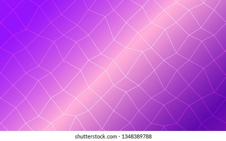 Abstract mosaic backdrop with polygonal mesh . Bright background for poster, banner, flyer. Vector illustration. Creative gradient color.