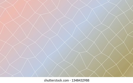 Abstract mosaic backdrop with polygonal mesh . Design for flyer, wallpaper, presentation, paper. Vector illustration. Creative gradient color