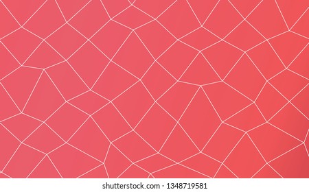 Abstract mosaic backdrop with polygonal mesh . For modern interior design, fashion print. Vector illustration. Creative gradient color