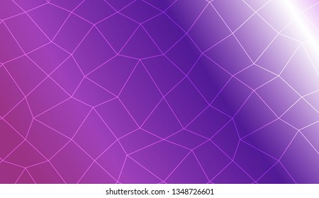 Abstract mosaic backdrop with polygonal mesh . For modern interior design, fashion print. Vector illustration. Creative gradient color