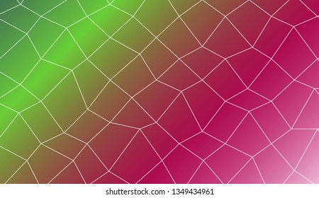 Abstract mosaic backdrop with polygonal mesh . Design for flyer, wallpaper, presentation, paper. Vector illustration. Creative gradient color