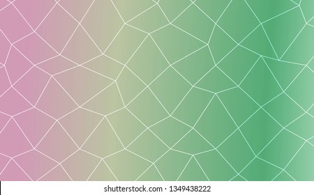 Abstract mosaic backdrop with polygonal mesh . Design for flyer, wallpaper, presentation, paper. Vector illustration. Creative gradient color