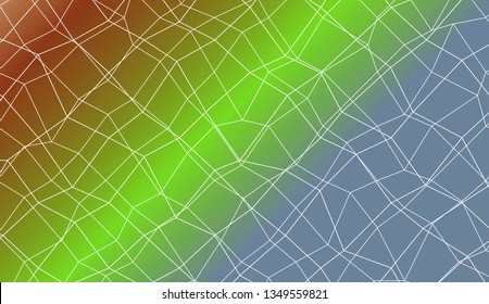 Abstract mosaic backdrop with polygonal mesh . Template for your banner. Vector illustration. Creative gradient color
