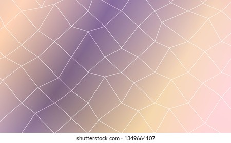 Abstract mosaic backdrop with polygonal mesh . Bright background for poster, banner, flyer. Vector illustration. Creative gradient color.