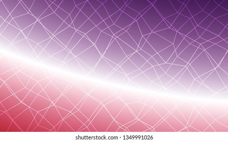Abstract mosaic backdrop with polygonal mesh . For modern interior design, fashion print. Vector illustration. Creative gradient color