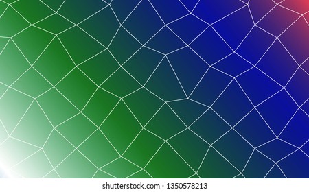 Abstract mosaic backdrop with polygonal mesh . Template for your banner. Vector illustration. Creative gradient color