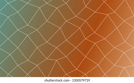 Abstract mosaic backdrop with polygonal mesh . Template for your banner. Vector illustration. Creative gradient color