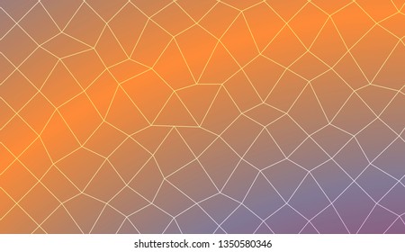 Abstract mosaic backdrop with polygonal mesh . Decorative design for your idea. Vector illustration. Creative gradient color