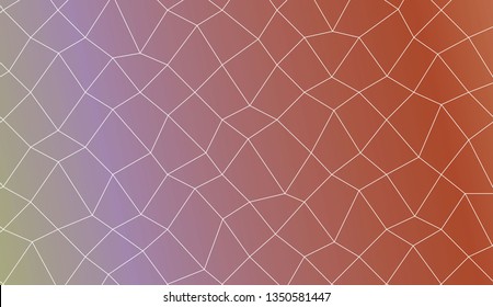 Abstract mosaic backdrop with polygonal mesh . Template for your banner. Vector illustration. Creative gradient color